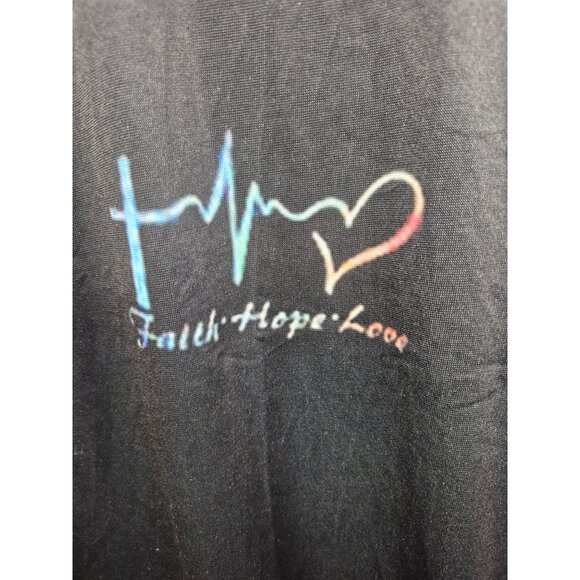 Faith Hope Love T-Shirt With Way Maker Miracle Worker Design - Picture 2 of 3